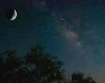 Milky Way and Moon