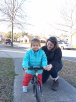 Riding with Mom